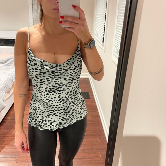 Zara Satin Printed Camisole - Picture 2 of 5